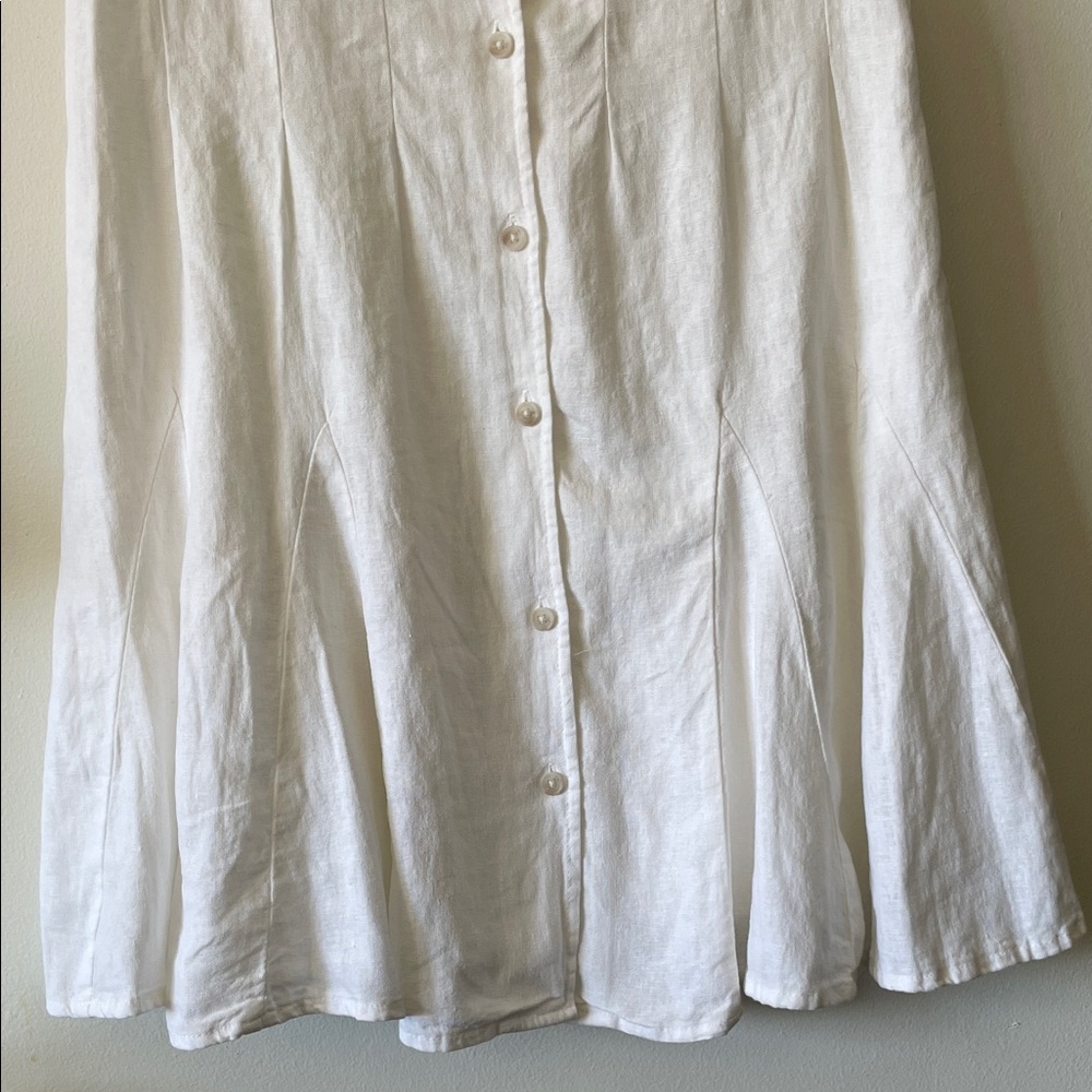 Universal Thread White Button-Front Midi Dress - Picture 4 of 9